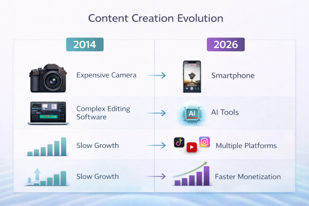 How to start content creation in 2026