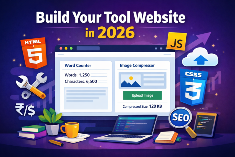 How to create a tool website - complete step-by-step guide 2026 for beginners and developers