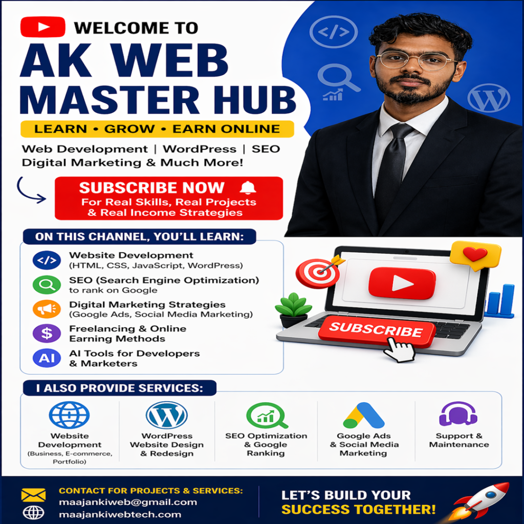 AK Web Master Hub