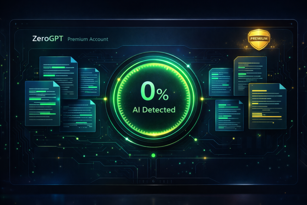 ZeroGPT Premium Account: Detect AI Plagiarism Instantly Today 1 ZeroGPT Premium Account