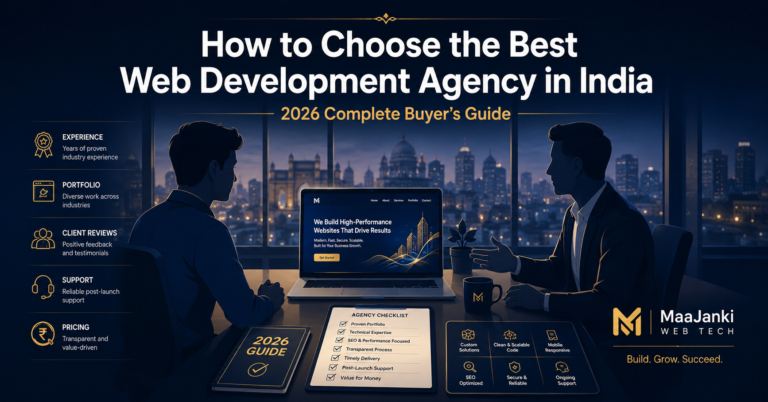 best web development agency in India 2026 guide